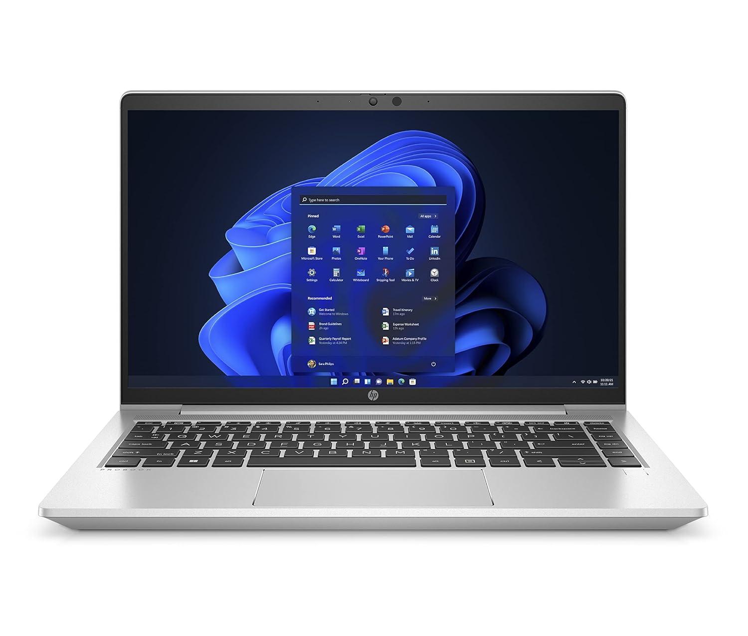(Refurbished) HP ProBook 440 G8 Notebook 11th Generation  Intel Core i5 16GB Ram 512GB SSD 14 inch Display with Compatible Adapter silver