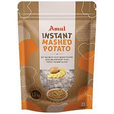amul instant mashed potato quick and convenient for aloo paratha pav bhaji cutlets 200 g pouch