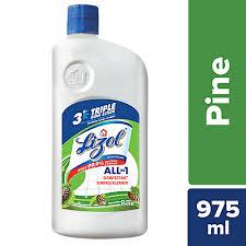 Lizol All In 1 Disinfectant Surface & Floor Cleaner - Pine, Kills 99.9% Germs, 975 Ml