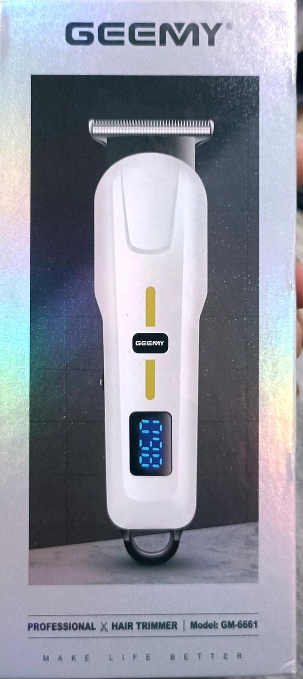 Geemy GM-6661 Professional Hair Trimmer titanwhite