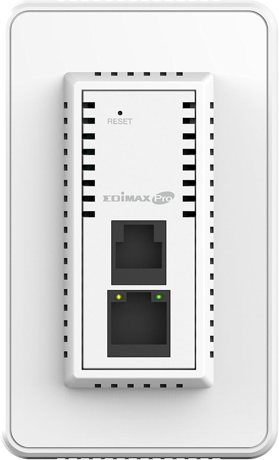 Edimax IAP1200 ,2x2 AC1200 Dual Band in-Wall PoE Access Point, Wireless AP for Single and Multiple Locations, Multiple SSIDs for Edimax IAP1200 ,2x2 AC1200 Dual Band in-Wall PoE Access Point, Wireless AP for Single and Multiple Locations, Multiple SSIDs for