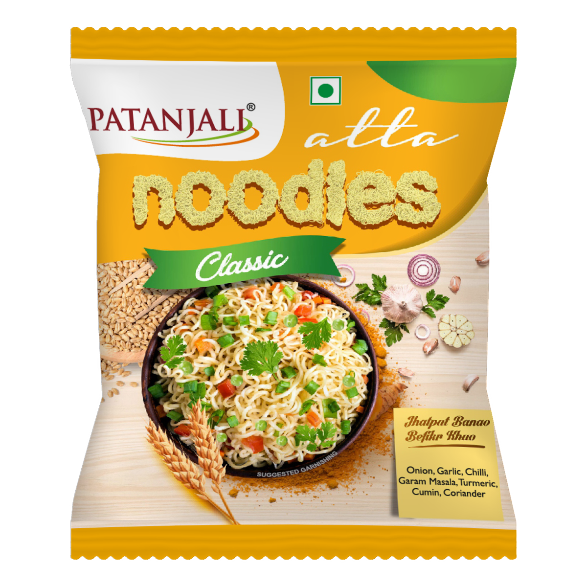 patanjali classic atta noodles 60g