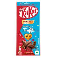 nestle kitkat dessert delight chocolate coated wafer tempting truffle 50 g