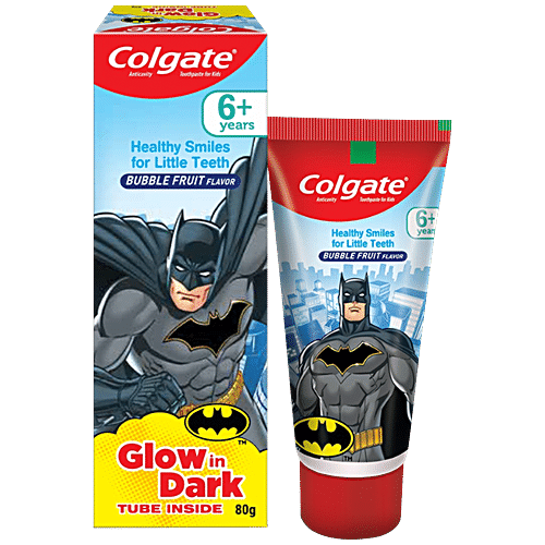 COLGATE KIDS BATMAN BUBBLE FRUIT TOOTHPASTE 80 GMS