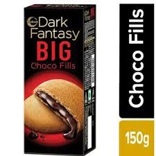 sunfeast dark fantasy big choco fills 150g big crunchy cookies filled with choco cr me