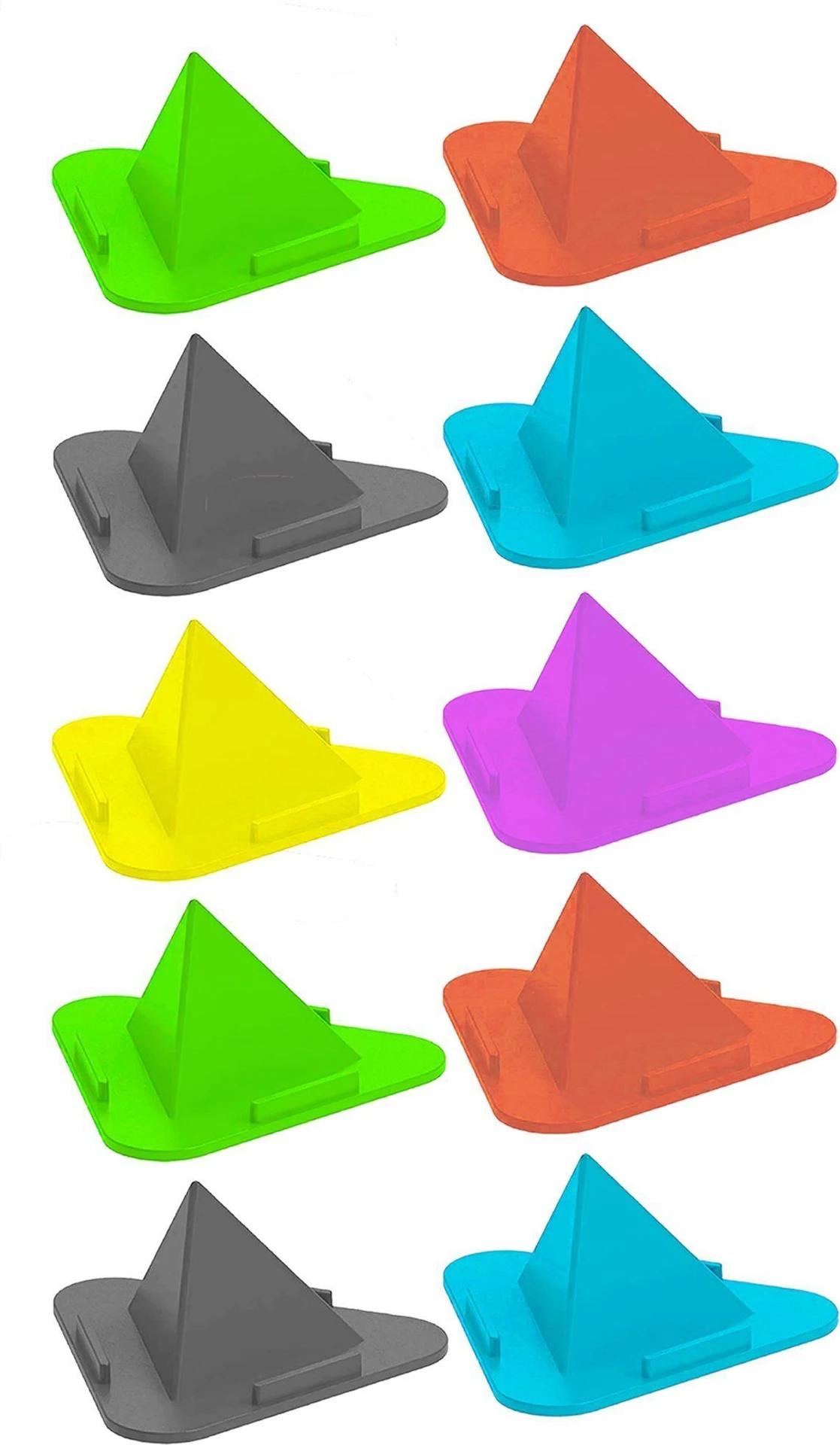 Pyramid Plastic Mobile Phone Stand (set of 10) akaroa