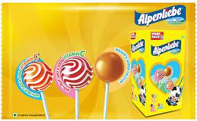 alpenliebe pop rich milky caramel toffee 8g