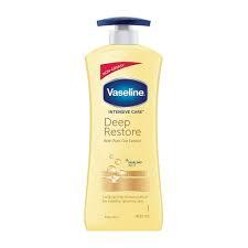 Vaseline Intensive Care Deep Moisture Body Lotion - Dry Skin, With Pure Oat Extract, Long Lasting Moisturisation, 400 Ml