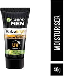 Garnier Men, Moisturiser, Brightening And Anti-Pollution, Turbobright, 40 G
