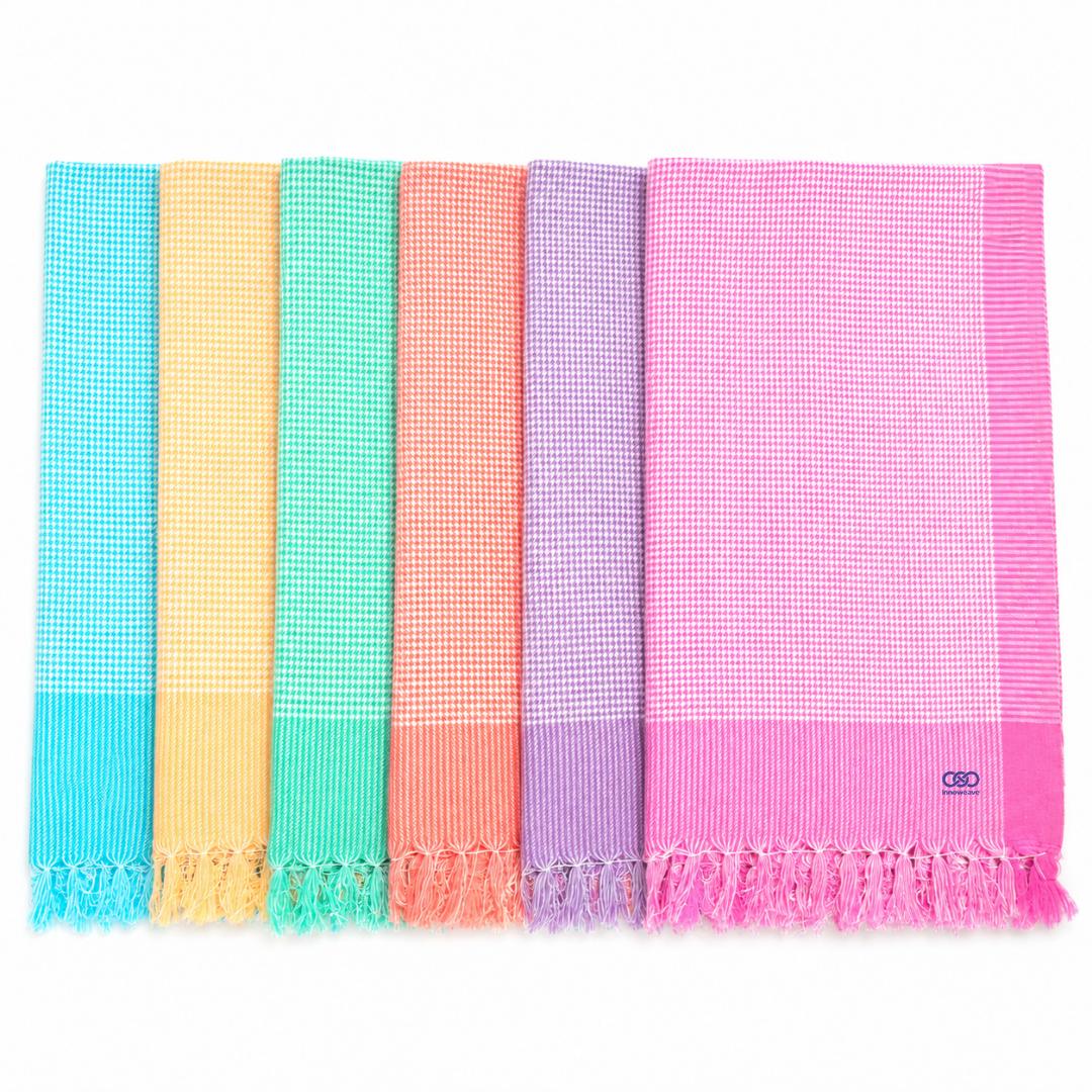 Soft Weave Towels (Pack of 6) fairpink Free Size