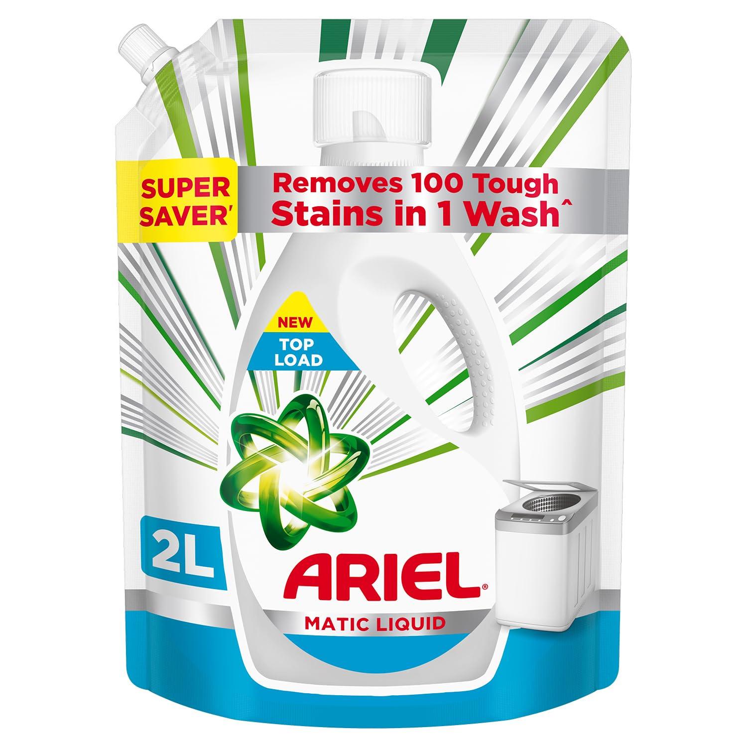 ariel matic top load liquid detergent 2 litres