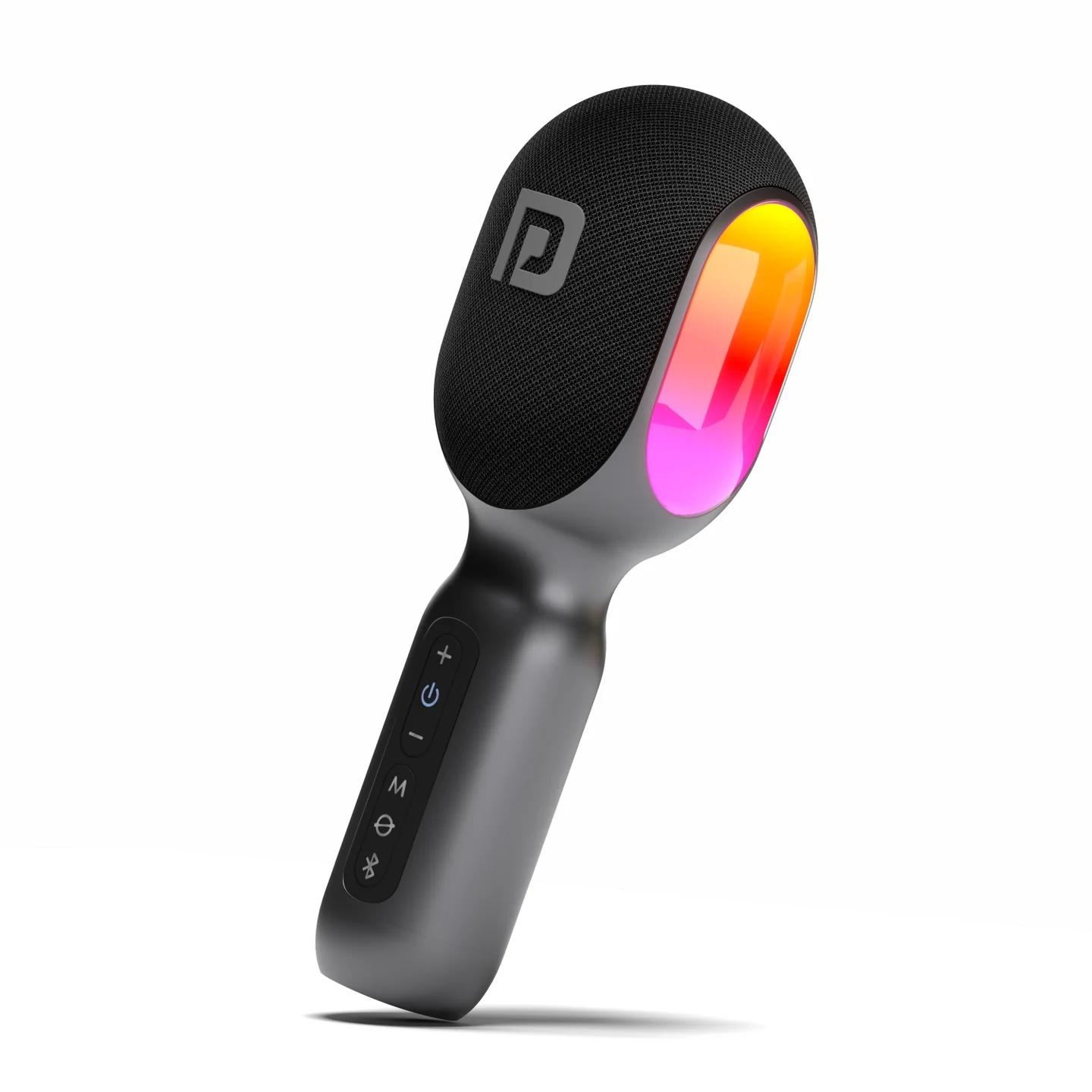 Portronics Dash 2 Wireless Bluetooth Karaoke Mic with 10W Speaker,Upto 10 Hour Playtime, Dynamic RGB Lights, Music Recording, Duet Singing, Portronics Dash 2 Wireless Bluetooth Karaoke Mic with 10W Speaker,Upto 10 Hour Playtime, Dynamic RGB Lights, Music Recording, Duet Singing,