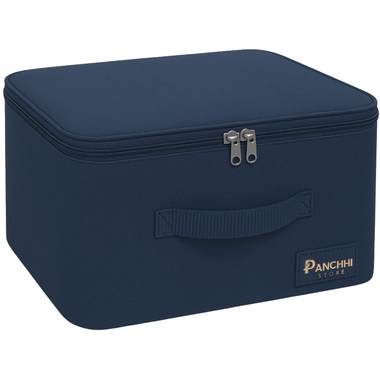 Panchhi Store Cloth Organizer for Storage Nylon Underbed Organizer Storage Box Moisture Proof Storage Organiser with Handle & Double Zipper Panchhi Store Cloth Organizer for Storage Nylon Underbed Organizer Storage Box Moisture Proof Storage Organiser with Handle & Double Zipper