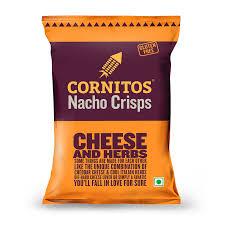 cornitos nachos crisps cheese and herbs 150 g