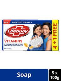 LIFEBUOY CARE BLUE SOAP 100GM X 5U