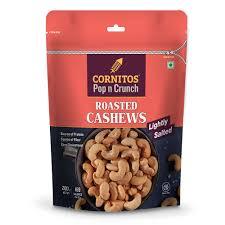 cornitos lightly salted roasted cashews 200 g pouch