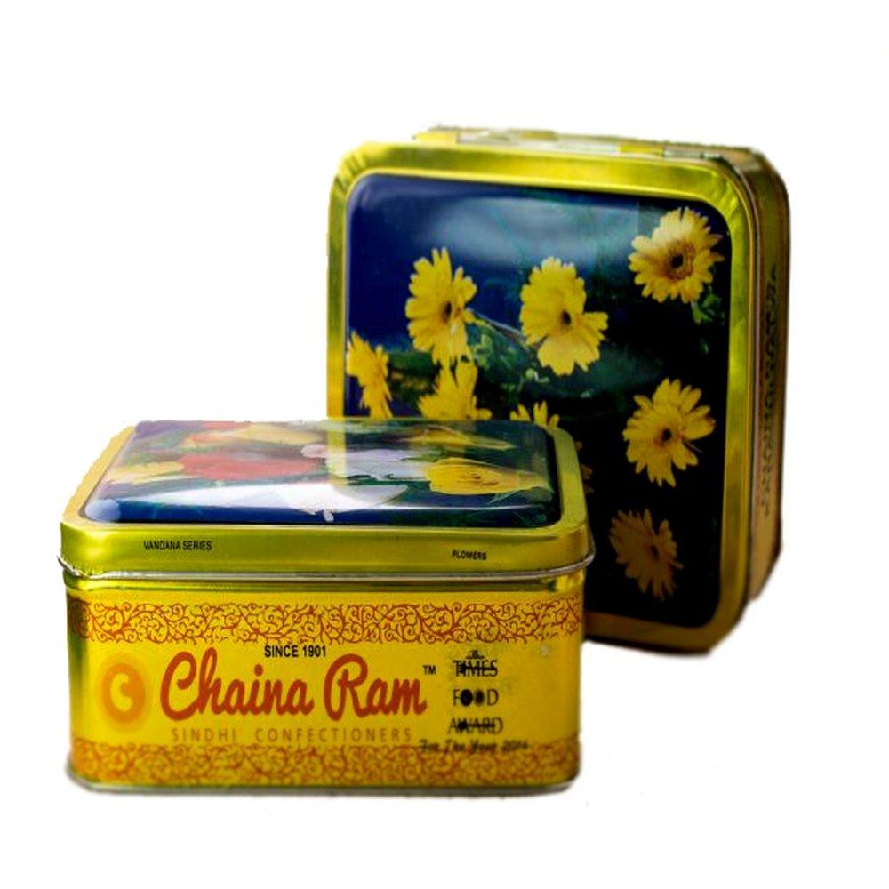 chaina ram karachi halwa 700gms tin box old delhi famous mithai sindhi halwai