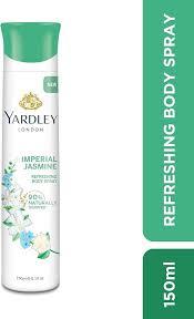 Yardley London Imperial Jasmine Perfumed Deo For Women, 150Ml