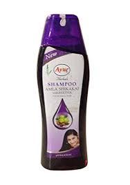 ayur herbals hair shampoo amla shikakai with reetha for normal hair 200 ml bottle