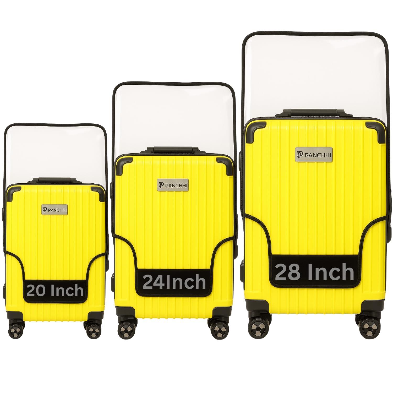 Panchhi StoreTrolley Bag Cover, Suitcase Cover Transparent PVC Suitcase Cover with Zipper Dustproof Waterproof & Anti-Scratch Trolley Cover for Travel Panchhi StoreTrolley Bag Cover, Suitcase Cover Transparent PVC Suitcase Cover with Zipper Dustproof Waterproof & Anti-Scratch Trolley Cover for Travel