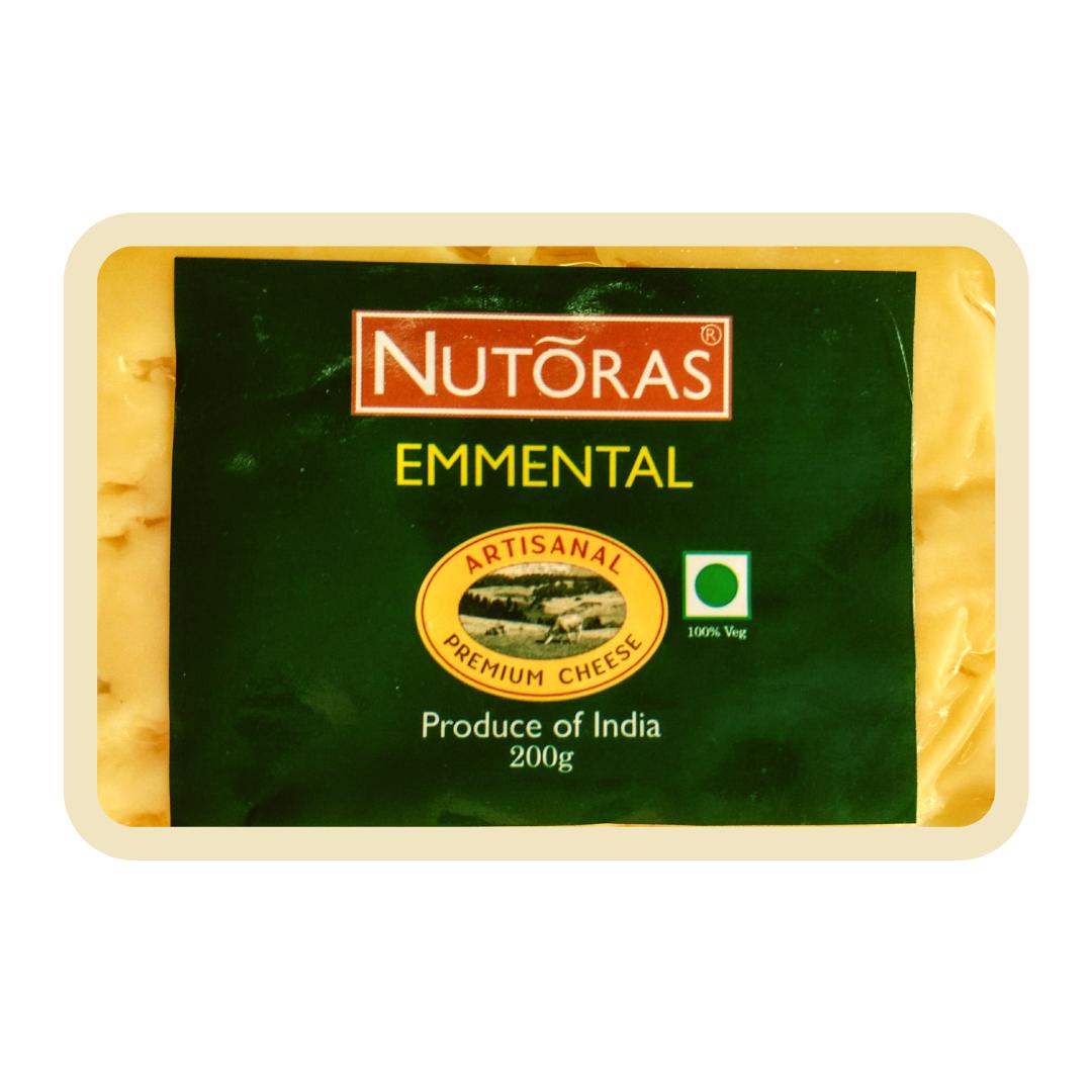 nutoras cheese emmental block 200g