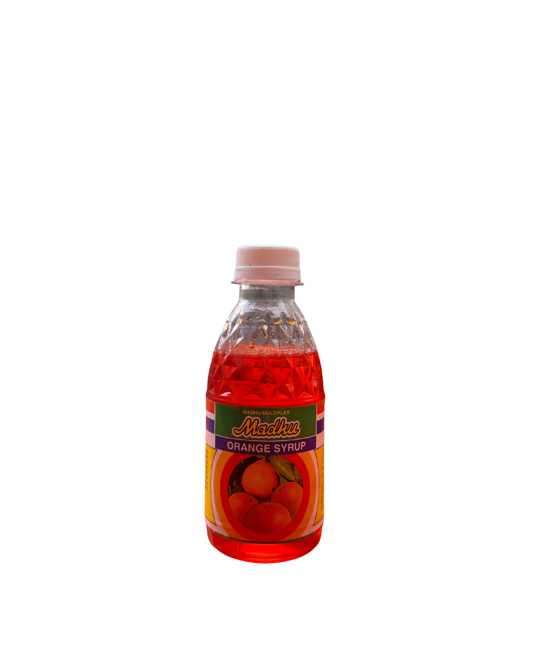 madhu orange flavour soft drink syrup 200ml