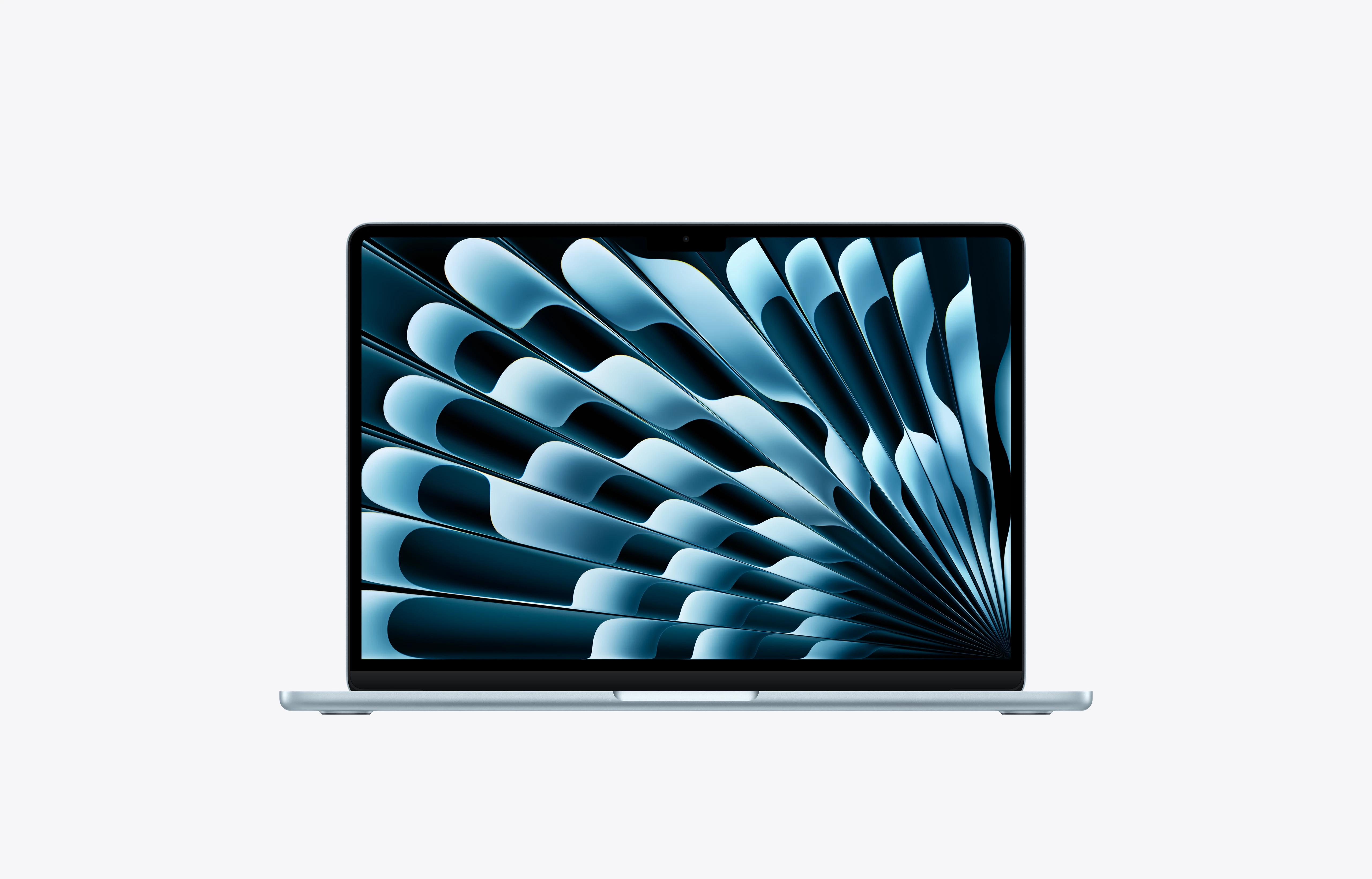Macbook Air-13" M5 chip with 10‑core CPU and 8‑core GPU, 16GB, 512GB SSD - Sky Blue skyblue