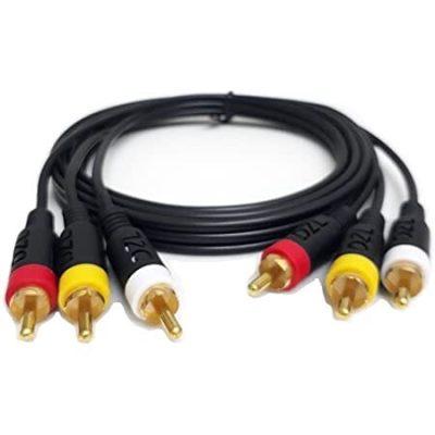 RCA Cable 3RCA Male to 3 RCA Male, Gold Plated Audio Video Cable ,Composite AV Cable for DVD, TV, VCD, RCA Cable 3RCA Male to 3 RCA Male, Gold Plated Audio Video Cable ,Composite AV Cable for DVD, TV, VCD,