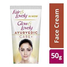 Glow & Lovely Natural Face Cream Ayurvedic Care+, 50 G Tube