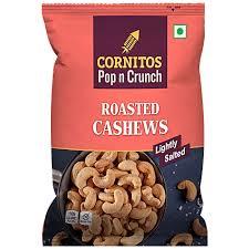 cornitos lightly salted roasted cashews 25 g pouch