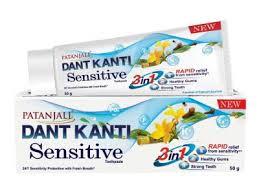 Patanjali Dant Kanti Sensitive Toothpaste 50g Patanjali Dant Kanti Sensitive Toothpaste 50g
