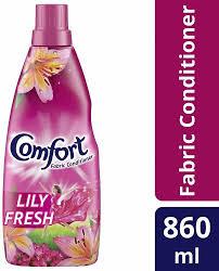 comfort after wash lily fresh fabric conditioner 860 ml