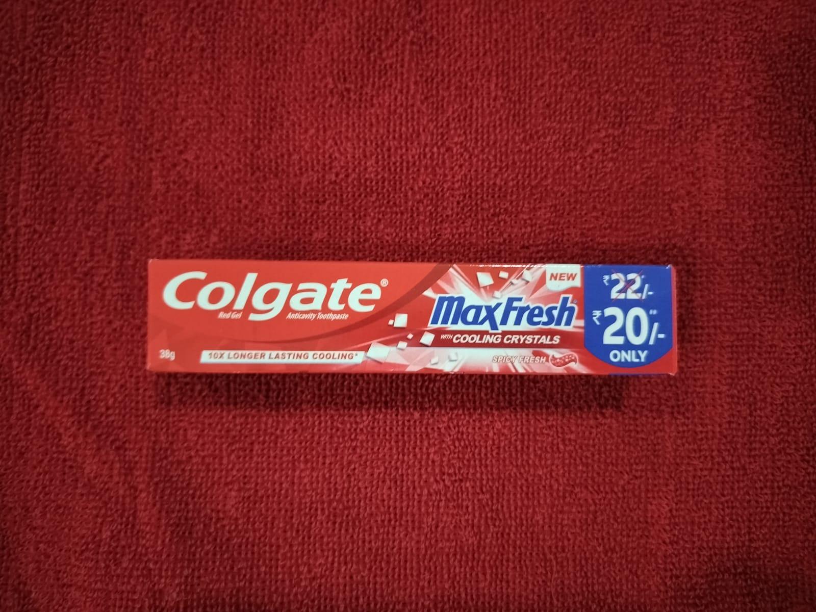 colgate max fresh rs 20