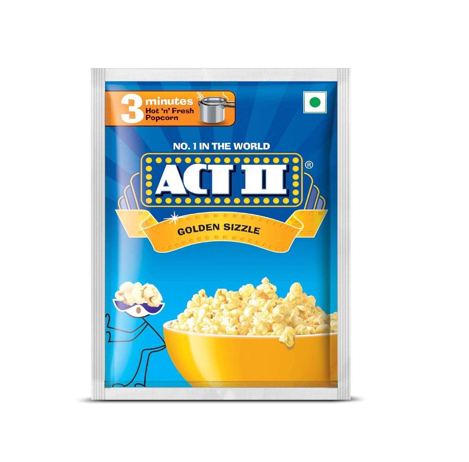 act ii golden sizzle cooker pop corn 40 gms