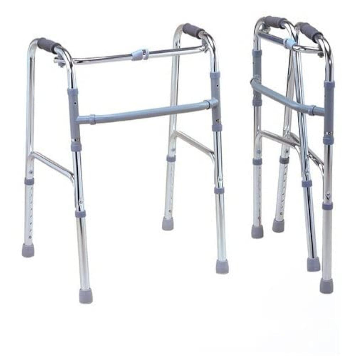 Tan45 lightweight folding Walker Ideal for seniors, Old people, adults, elderly, handicapped, medical| Walking stand Aluminium Weight Capacity 100+ Kgs|