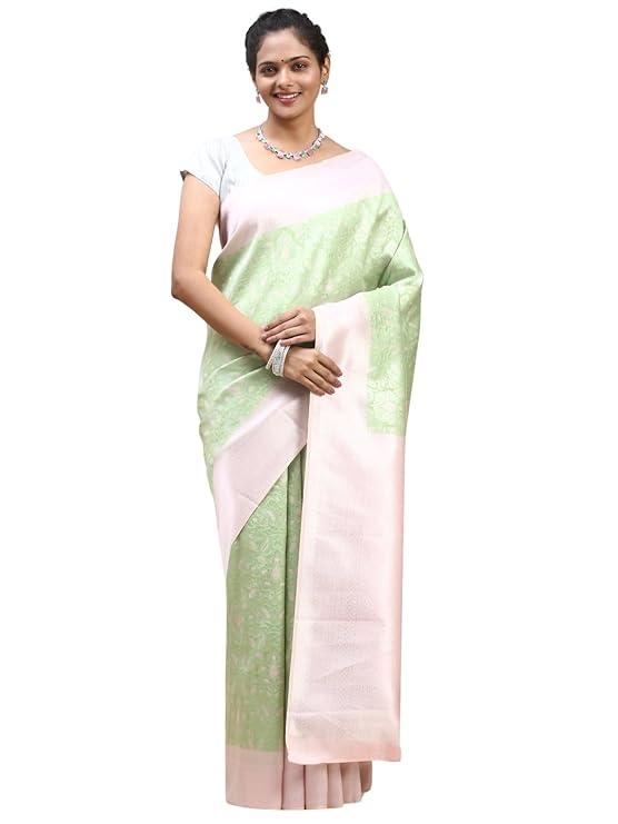 Trendy Printed Saree for Women with Matching Blouse Piece