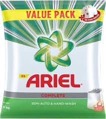 ariel complete detergent washing powder value pack 4 kg
