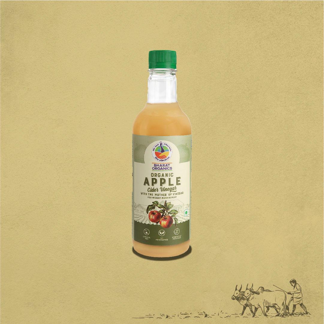 Organic Apple Cider Vinegar (with mother ) - Bharat Organic