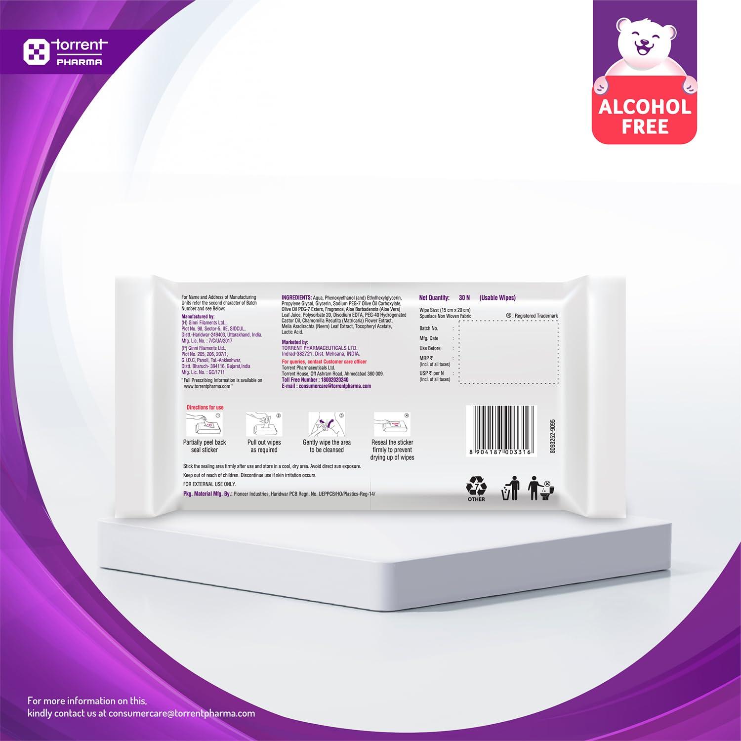 B4 Nappi Baby Moisturizing Wet Wipes 30's