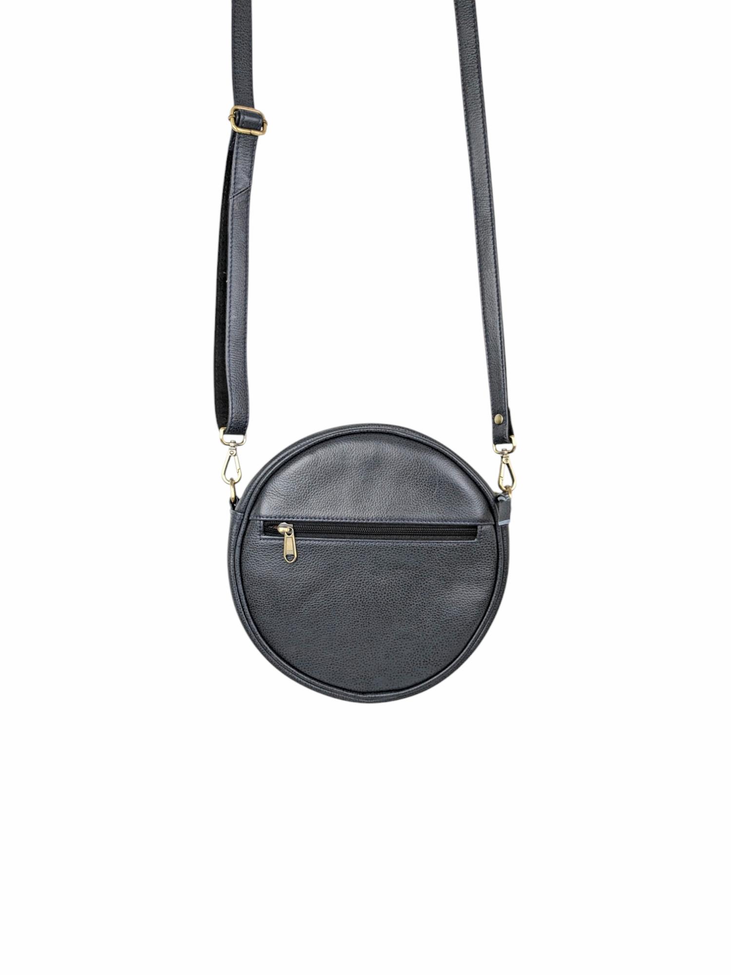 Ladies Sling Bag Round Blue Color