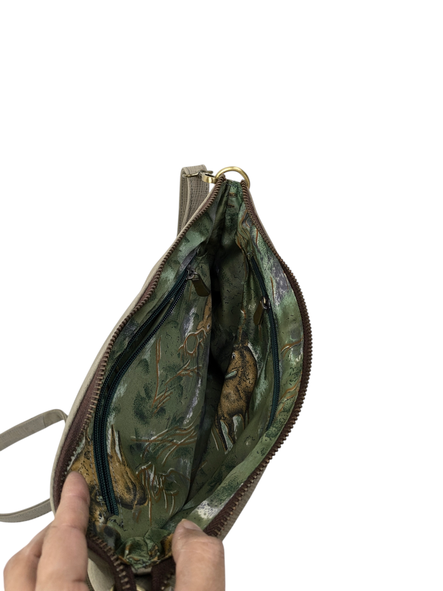 Ladies Sling Bag Grey