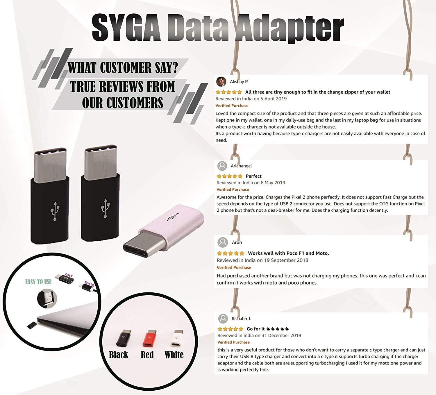 Champion Micro USB (F) to Type-C (M) Adapter  Charging & Data Sync Converter