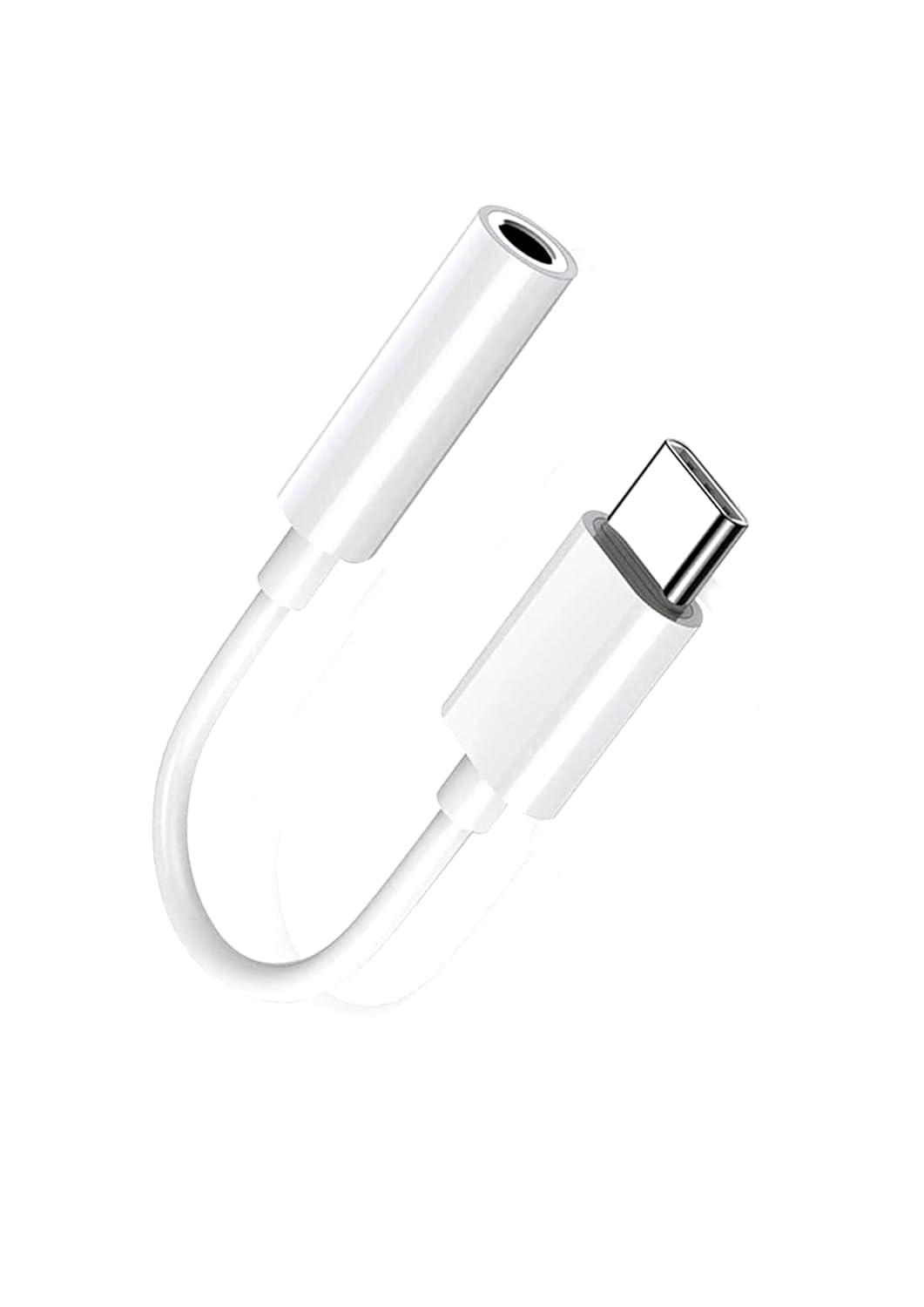 USB-C to 3.5 mm Headphone Jack Adapter for Apple iPhone 15, iPad Pro, MacBook Pro/Air, Samsung S23/ S22 Ultra, Pixel 7 and More