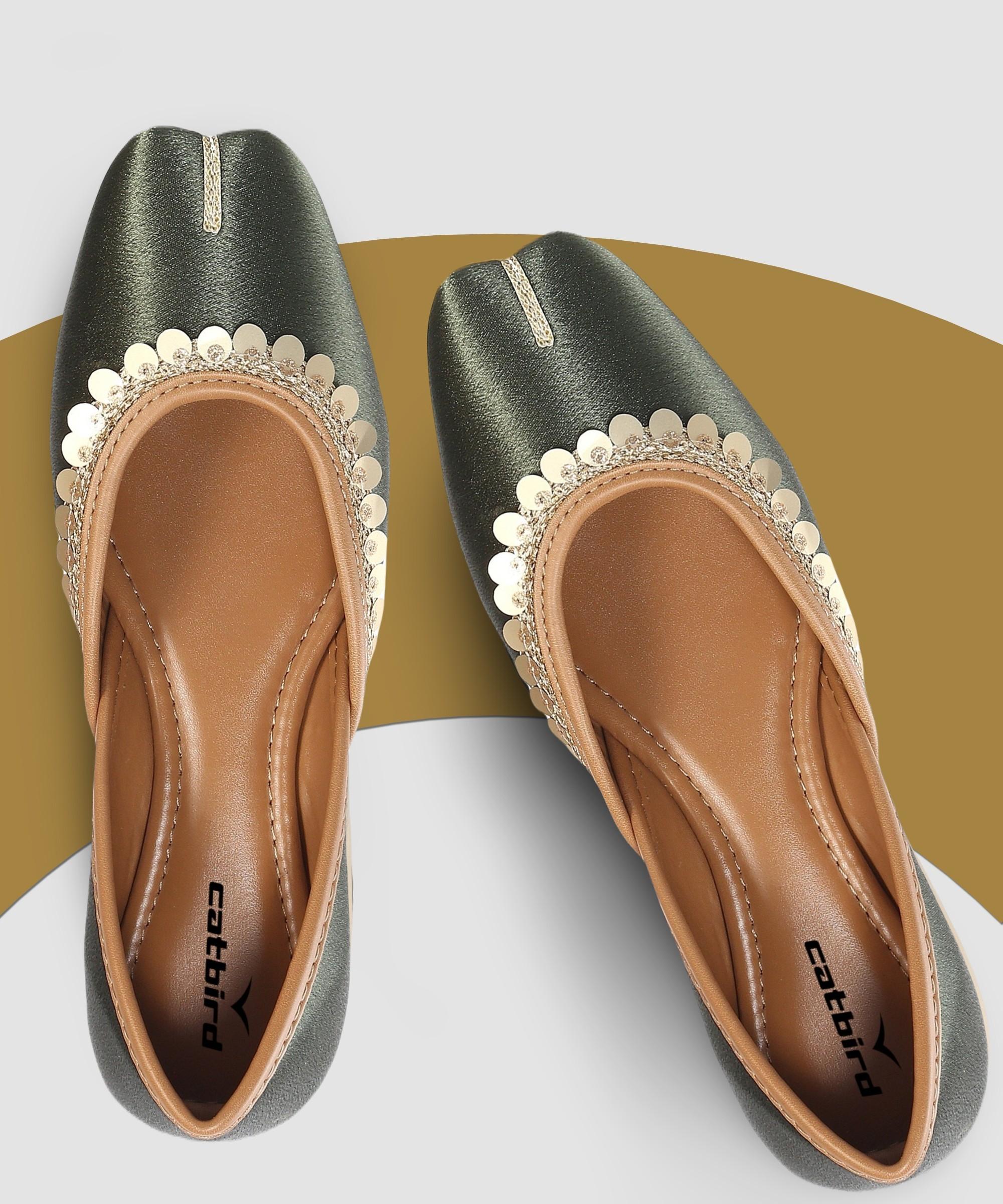 Stylish Women Traditional Lace work Ethnic Mojari 2025 at ShopCircuit | ONDC