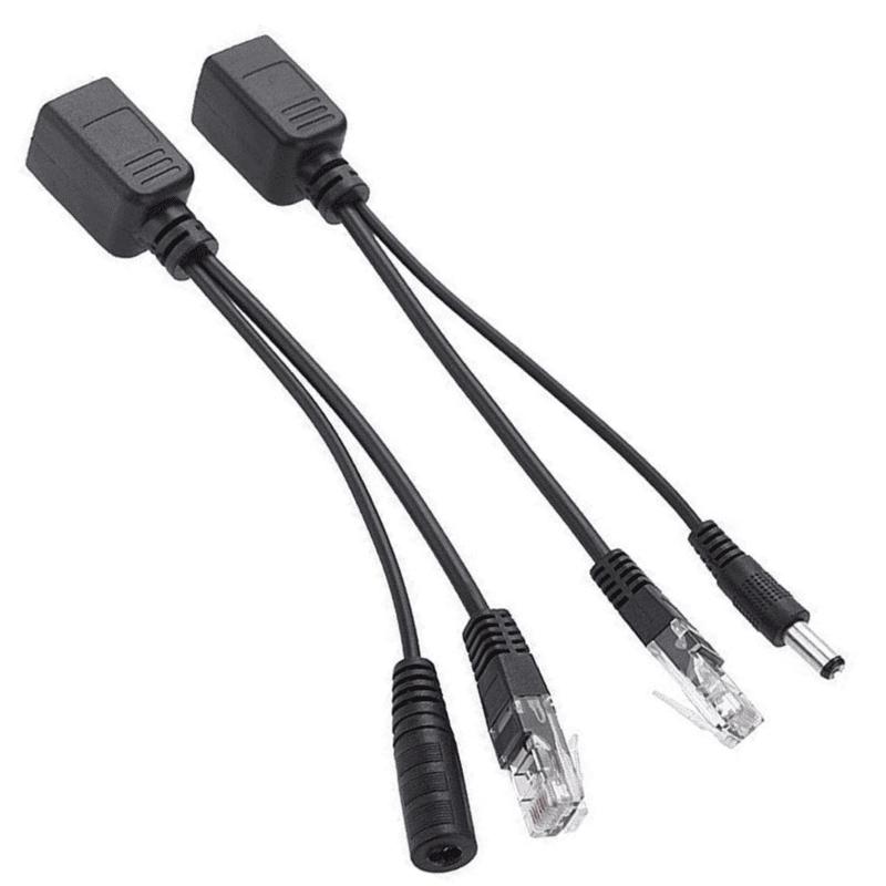 Passive PoE Cable - Power Over Ethernet Injector / Splitter Kit RJ45 DC Power