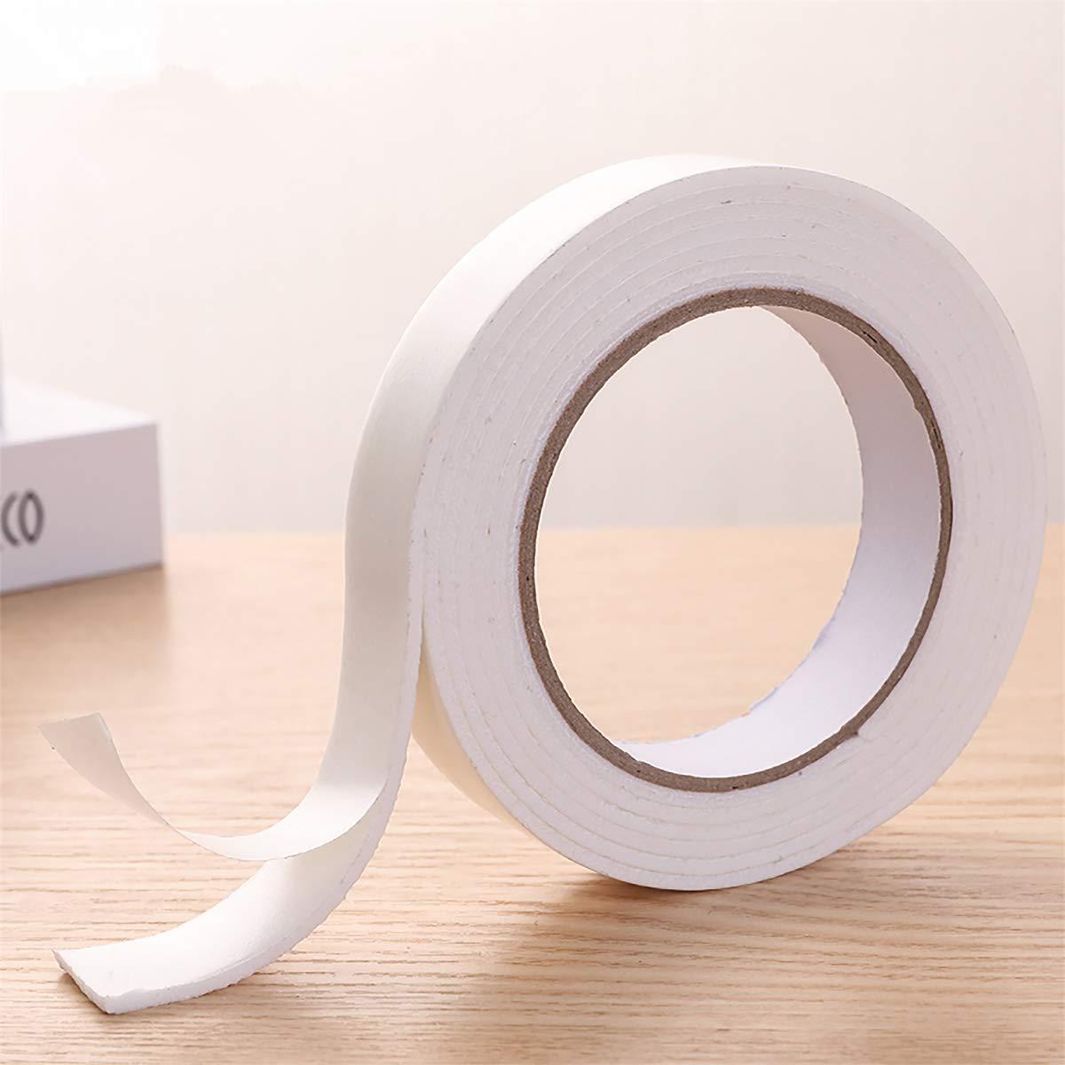 Mounting Tape Double Sided (1.7CM x 91.44CM) Heat Resistant, Strong Adhesive, Waterproof & Shockproof Tape for Home, Office, Wall Hooks, Crafts, Decor & DIY Projects