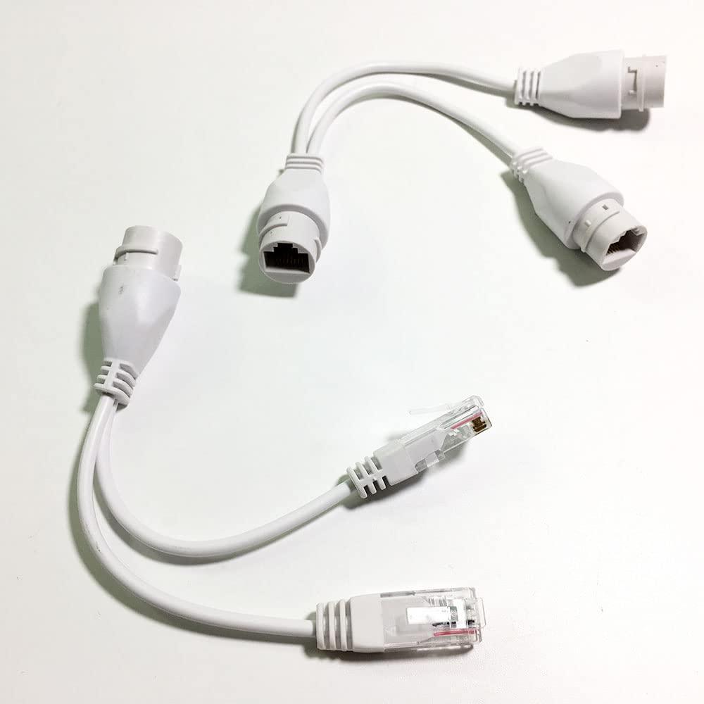 PoE Combiner/Mux, POE Splitter Network Cabling Connector 3-Way RJ45 for Surveillance Camera