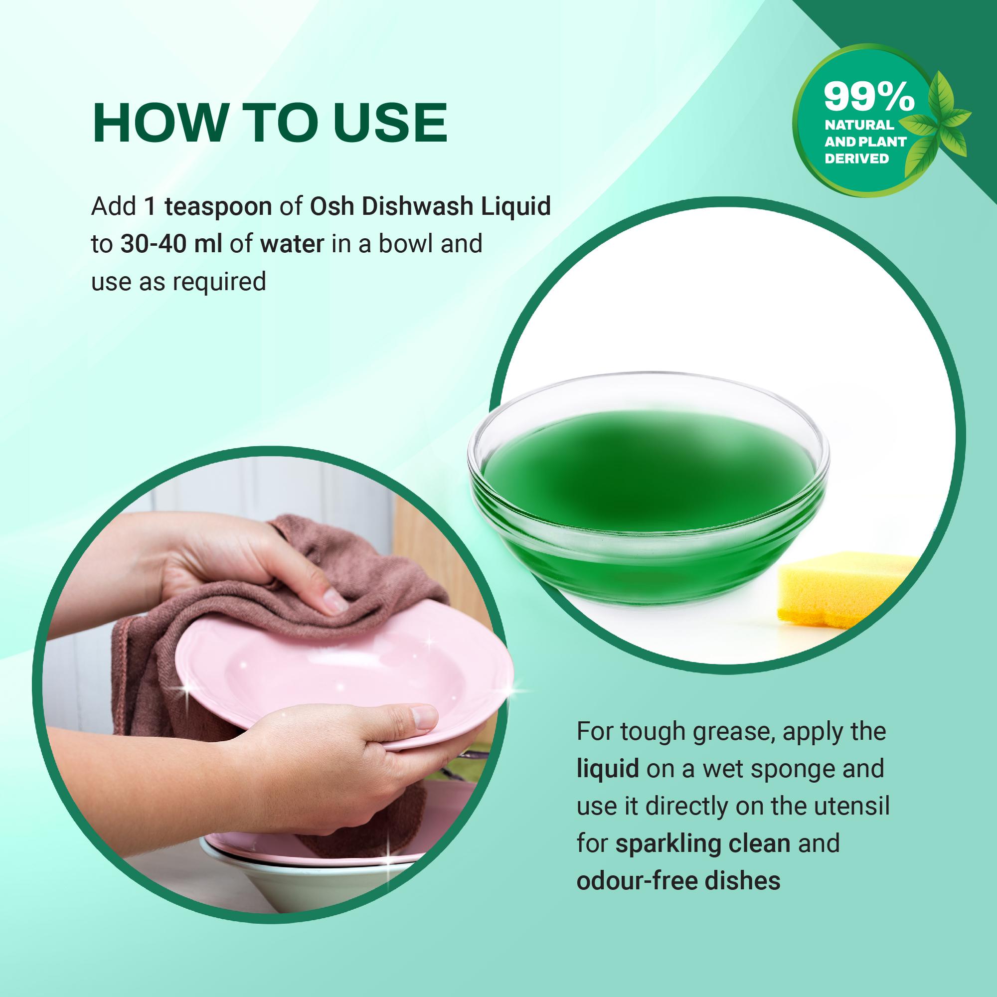 OSH DISHWASH LIQUID 750ML
