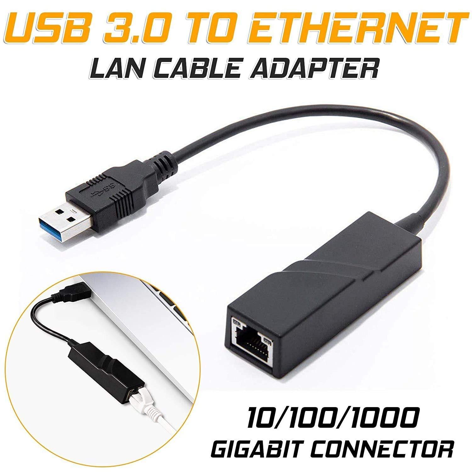 Usb Lan 2.0 to Gigabit Ethernet LAN Adapter , Converter Compatible for Nintendo Switch, MacBook, Mac Pro Mini, iMac, XPS, Surface Pro, Notebook, PC
