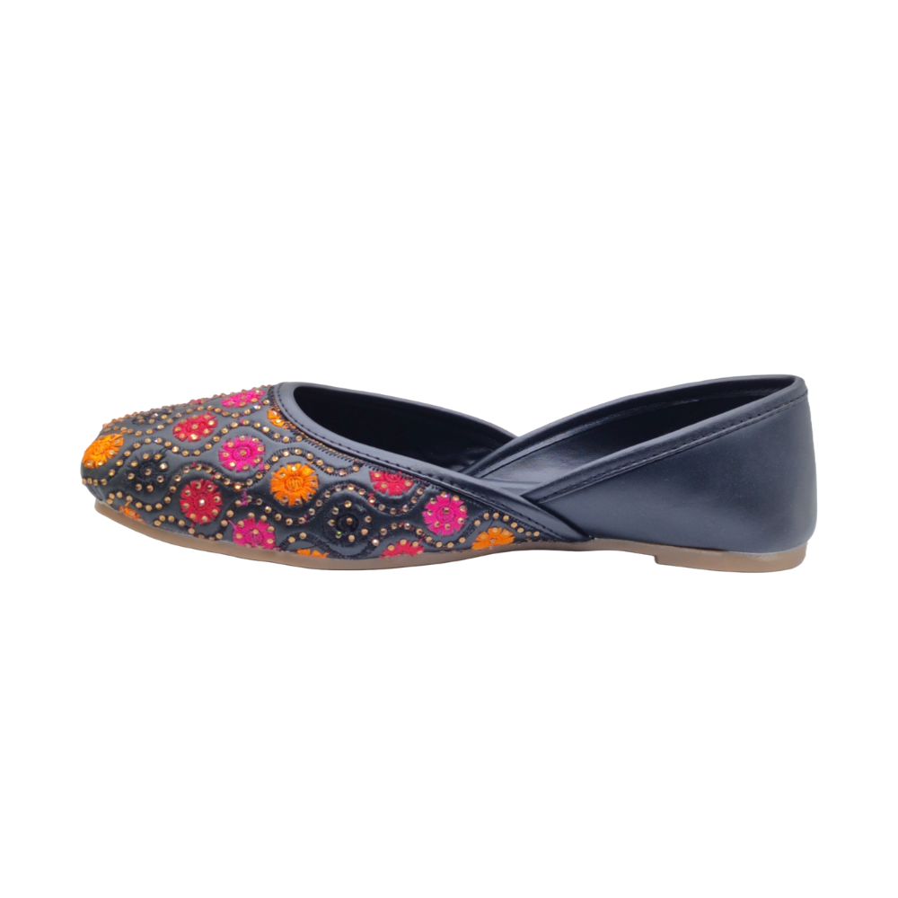 Trendy Women Punjabi Stone Work Ethnic Jutti 2025 at ShopCircuit | ONDC